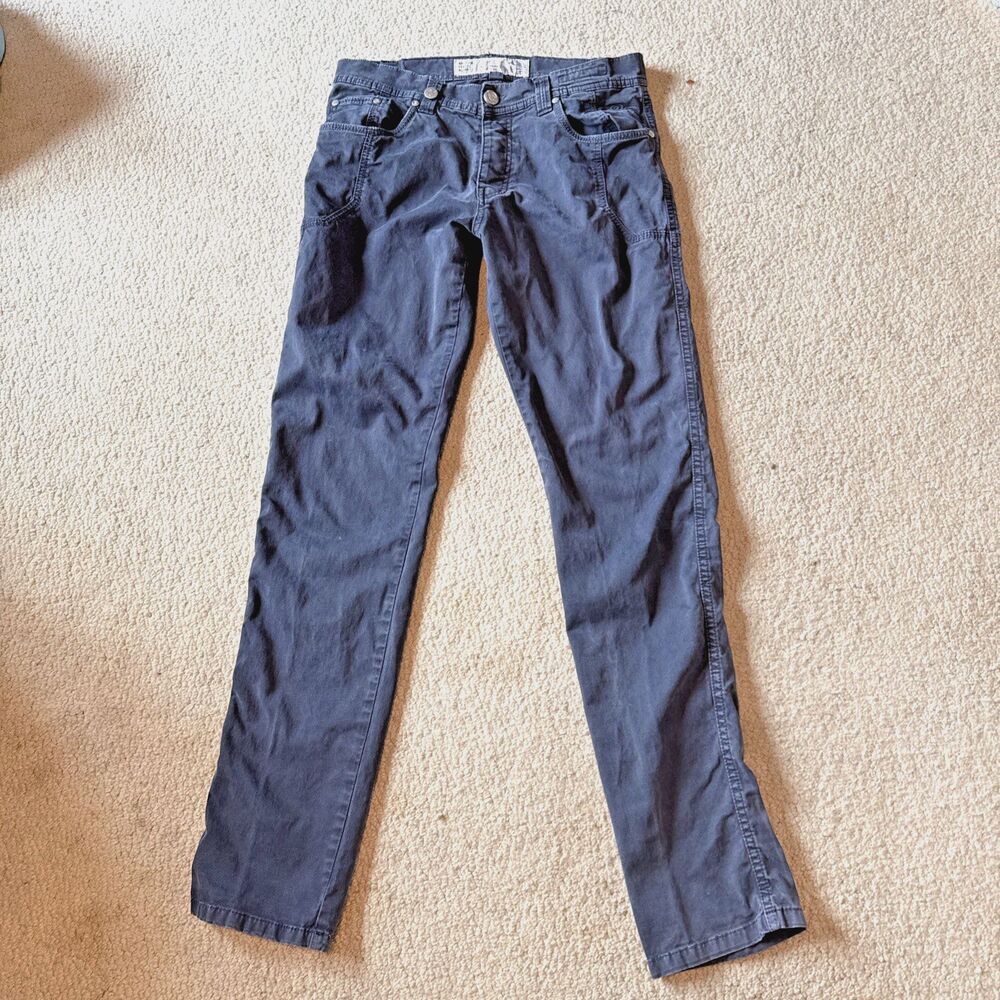Nicwave Italy Fitth Ave Button Fly Pants/Jeans Blue Italy IT 48 (US 32)
